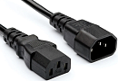 Кабель питания C13-C14 1.8M EC-1.8P 3жилы*0.75кв.мм Cu 10A 230B черный EP280625RUS EXEGATE