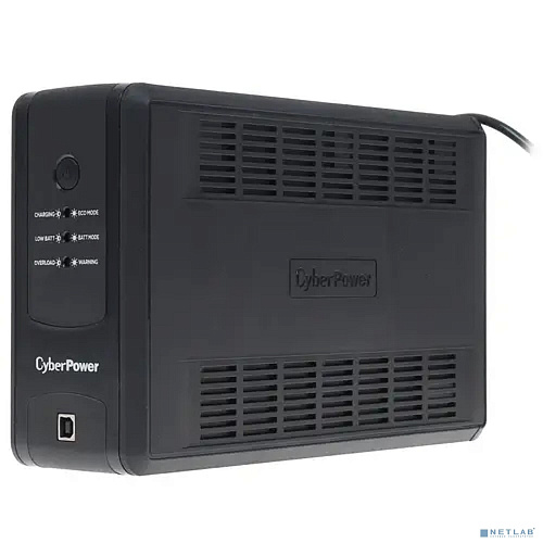 CyberPower UT650EG ИБП {Line-Interactive, Tower, 650VA/390W USB/RJ11/45 (3 EURO), 12В/7 Ач х 1}