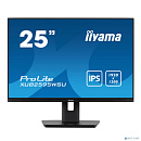LCD Iiyama 25" XUB2595WSU-B5 черный {IPS 1920x1200 75Hz 4ms 300cd D-Sub HDMI DisplayPort USB M/M HAS Pivot}