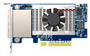 Карта расширения SAS 12 Гбит/c, 4 порта SFF-8644, PCIe Gen4 x8.