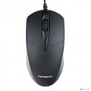Гарнизон Мышь GM-220XL, USB, чип- Х, черный, 2м,1000 DPI, 2кн.+колесо-кнопка