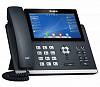 телефон yealink sip-t48u, 16 аккаунтов, цветной сенсорный экран 7" 800х480, 2 порта usb, blf, poe, gige, без бп, шт
