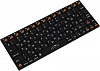 Клавиатура Оклик 840S черный USB беспроводная BT slim