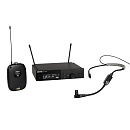 Микрофонная система SHURE [SLXD14E/SM35-H56] беспроводная, одноканальная, с поясным передатчиком SLXD1 и головным микрофоном SM35. Частота UHF 518-562