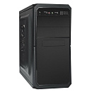 Корпус Minitower ExeGate BA-202 (mATX, без БП, 2*USB, аудио, черный)