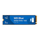Твердотельный накопитель SSD WD Blue SN580 NVMe, 1000GB, M.2(22x80mm), NVMe, PCIe 3.0 x4, 3D TLC, R/W 3500/3000MB/s, IOPs 460 000/45 600TBW