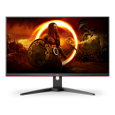 28" AOC U28G2AE/BK 3840x2160@60Гц IPS LED 16:9 4ms 2*HDMI DP 80M:1 1000:1 178/178 300cd Tilt Speakers Black/Red