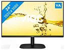Монитор 23,8" AOC 24B2XHM2 1920x1080, WLED, 16:9, VA, 250cd, 3000:1, 20M:1, 5ms, 178/178, D-Sub, HDMI, 75Hz, Tilt, Внеш, VESA, Black, 3y