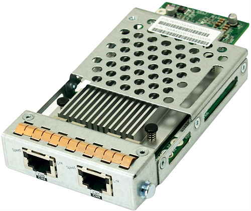 EonStor host board with 2 x 10Gb/s iSCSI(RJ-45) ports, type1 for GS 1000,DS 1000/2000