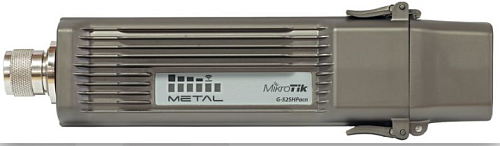 MikroTik Metal 52 ac with Nmale connector, 720MHz CPU, 64MB RAM, 1 x Gigabit LAN, 1 x built-in high power 2.4/5GHz 802.11a/b/g/n/ac wireless, RouterOS