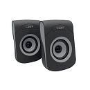 CBR CMS 366 Grey, Акустическая система 2.0, питание USB, 2х3 Вт (6 Вт RMS), материал корп. пластик, покрытие "софт-тач", 3.5 мм лин. стереовход, регул