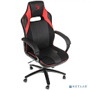 Кресло игровое A4TECH Bloody GC-300, на колесиках, эко.кожа/ткань, черный/красный