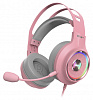 Наушники с микрофоном Edifier G4 TE розовый 2.5м накладные USB оголовье