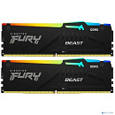 Kingston 32GB 6000MT/s DDR5 CL32 DIMM (Kit of 2) KF560C30BBAK2-32 FURY Beast RGB XMP