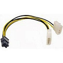 Gembird Разветвитель питания , 2xMolex->PCI-E 6pin, для подкл. в/к к б/п [CC-PSU-6]