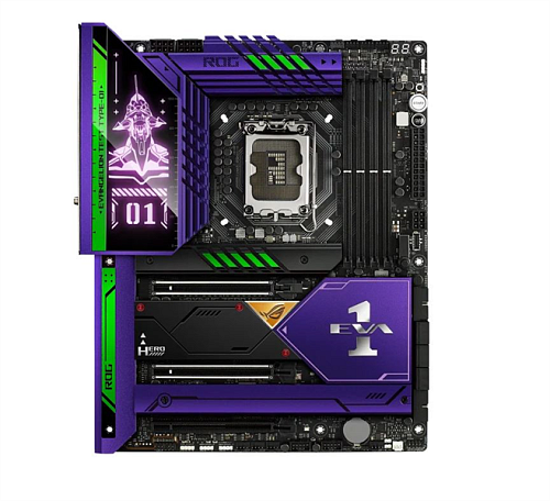 ASUS ROG MAXIMUS Z690 HERO EVA, LGA1700, Z690, 4*DDR5, HDMI, 2xUSB Type-C, SATA3, M2, Audio, Gb LAN, USB 3.2, COM*1 header (w/o cable), ATX; 90MB1BX0-