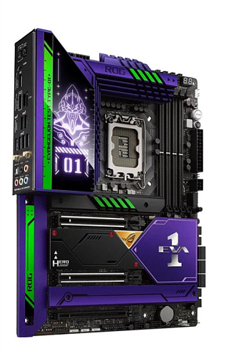 ASUS ROG MAXIMUS Z690 HERO EVA, LGA1700, Z690, 4*DDR5, HDMI, 2xUSB Type-C, SATA3, M2, Audio, Gb LAN, USB 3.2, COM*1 header (w/o cable), ATX; 90MB1BX0-