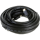 Кабель HDMI Cablexpert CC-HDMI4L-10M, 19M/19M, v2.0, серия Light, позол.контакты, экран, 10м, черный, пакет