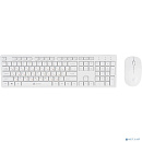 Клавиатура + мышь Oklick 240M White USB cordless slim Multimedia [1091258]