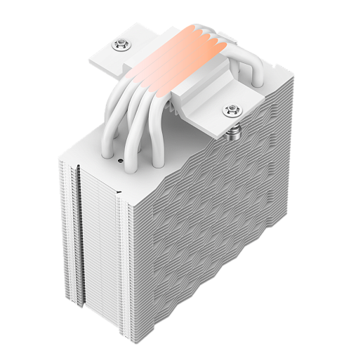 Кулер для процессора/ PCCooler RZ500 WH (250W, 4-pin PWM, 155mm, Al/Cu, 5x6mm, 1x120mm, 86.73CFM, 32dBA, 2200RPM, S: 1851/1700/1200/115X, AM5/AM4,