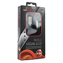 Cablexpert Кабель USB 2.0 CC-P-mUSB02Bk-0.5M AM/microB, серия Platinum, длина 0.5м, черный, блистер