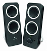 Колонки Logitech Z200 2.0 черный 5Вт