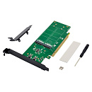 "ORIENT C306E4, Переходник PCI-Ex16->4 x M.2 M-key NVMe SSD, тип 2280, 2 планки крепления в комплекте

 (31354)