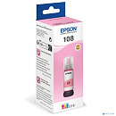 EPSON C13T09C64A Картридж 108 EcoTank Ink для Epson L8050/L18050, Light Magenta 70