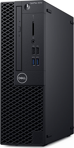Dell Optiplex 3070 SFF Core i3-9100 (3,6GHz) 8GB (1x8GB) DDR4 256GB SSD Intel UHD 630 TPM Linux 1 years NBD