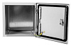 Шкаф электротехнический Elbox EMW-400.400.210-1-IP66 настенный 400мм 210мм несъемн.бок.пан. 50кг серый