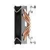 Кулер для процессора/ Gamemax A96 CPU Low-profile cooler (Intel LGA1700/1200/115X/Amd Am4 am5) TDP 130W