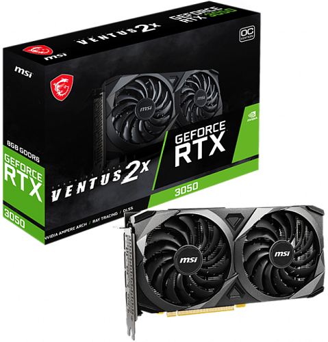 Видеокарта GeForce RTX 3050 VENTUS 2X 8G OC