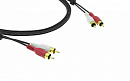 Аудио кабель [95-0202010] Kramer Electronics [C-2RAM/2RAM-10] аудио 2 RCA на 2 RCA (Вилка - Вилка) 3 метра