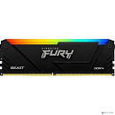 Память DDR4 16GB 3200MHz Kingston KF432C16BB2A/16 Fury Beast RGB RTL Gaming PC4-25600 CL16 DIMM 288-pin 1.35В single rank с радиатором Ret