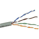 ITK BC1-C5E04-111 ITK Каб. в.п. ШПД U/UTP кат. 5E 4 пары PVC 305м сер