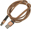 Кабель Digma USB (m)-USB Type-C (m) 1.2м коричневый плоский