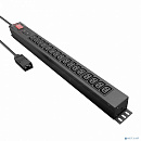 NTSS Блок распр.питания NTSS, Basic, 1ф16А, 3.7кВт, выкл. с подсв., 1 гидр.авт., (16)С13, сталь, 3м каб., вил. IEC 60320 C20 NTSS-PDU-KB2516-3C20