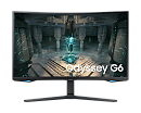 Samsung 32" Odyssey G6 S32BG650EI Curved VA 16:9 2560x1440x240Hz 1ms 350cd 2500:1 178/178 1,07 млрд HDMI*2 DP USB3.0x2 Spk HAS Pivot Tiltl VESA Black