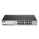 Неуправляемый коммутатор D-Link DES-1016D/I1A с 16 портами 10/100Base-TX