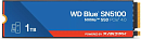 Твердотельный накопитель Western Digital Blue SN5100 SSD M2.2280 PCIe 4.0 1Tb, 7100MBs/6700MBs, TBW 600, WDS100T5B0E, 1 year