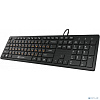 Клавиатура Oklick 520M2U черный/черный USB slim Multimedia [1061587]