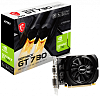 Видеокарта/ VGA MSI NVIDIA GeForce GT 730 4GB, DDR3/64-bit, PCIe 2.0, 1xD-Sub, 1xDVI-D, 1xHDMI 2.0, 2-slot