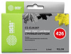 Картридж струйный Cactus CS-CLI426Y CLI-426Y желтый (9мл) для Canon Pixma MG5140/5240/6140/8140/MX884