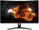 31.5" AOC Gaming C32G1 Curved 1800R 1920x1080@144Hz VA LED 16:9 4(1)ms VGA 2*HDMI DP 80M:1 3000:1 178/178 300cd HAS Tilt Swivel Black-Red