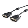 Кабель DVI-D single link Gembird/Cablexpert, 1.8м, 19M/19M, экран, феррит.кольца, пакет (CC-DVIL-BK-6)