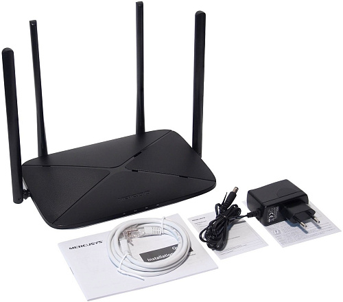 Маршрутизатор MERCUSYS Маршрутизатор/ AC1200 Dual-band Wi-Fi router, 4х10/100/1000Mbps ports