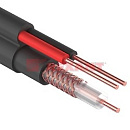 REXANT (01-4002) Кабель видеонаблюдения +2 жилы 100м черный (ККСП)