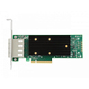 HBA-адаптер Broadcom SAS 9400-16e SGL (05-50013-00) PCIe 3.1 x8 LP, Tri-Mode SAS/SATA/NVMe 12G HBA, 16port(4*ext SFF8644), 3416 IOC