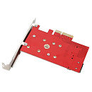 ORIENT C296E Адаптер 2xM.2 - > PCI-Ex4 / SATA