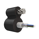 Cabeus SEG-9-01x01-ESW-PE-OUT-3kH Оптический кабель с центральной трубкой и выносным силовым элементом из стального троса, SM 9/125, G.657.A1, 1 волок
